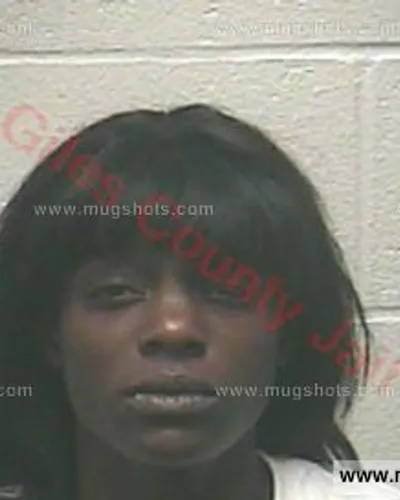 Booking photo of Keaira Randolph, Giles County, Sep 16, 2017