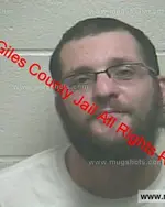 Booking photo of Gerald Griffin Stevenson, Giles County, Feb 8, 2020