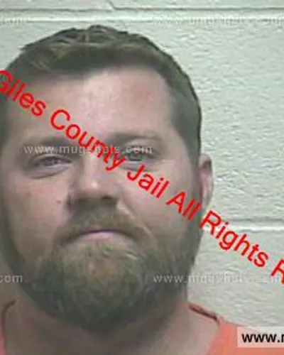 Booking photo of Brian Martin, Giles County, Jan 18, 2020