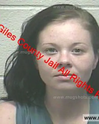 Booking photo of Lindsey Suzanne Adams, Giles County, May 2, 2019