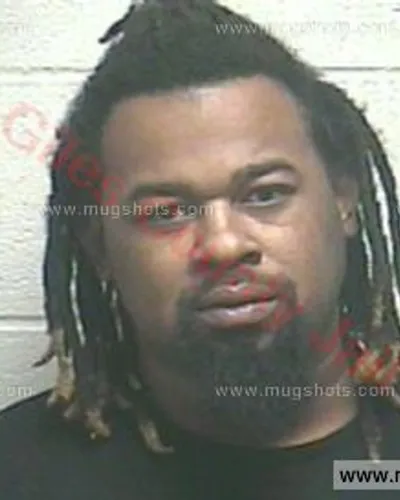 Booking photo of Martez Turner, Giles County, Jan 18, 2018