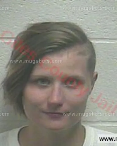 Booking photo of Hope Blocker, Giles County, Apr 15, 2017