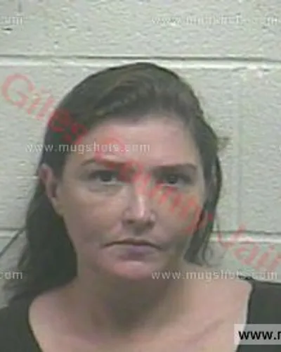 Booking photo of Courtney Jackson, Giles County, May 16, 2018