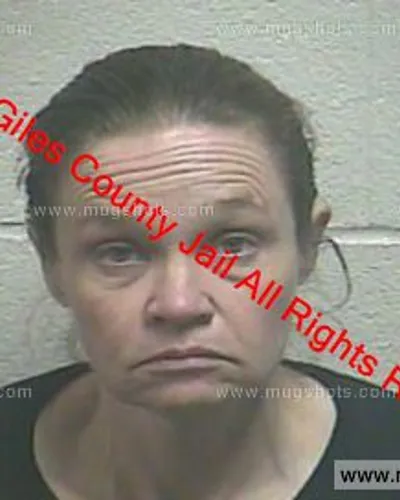 Booking photo of Jennifer Lamberth, Giles County, Feb 27, 2020