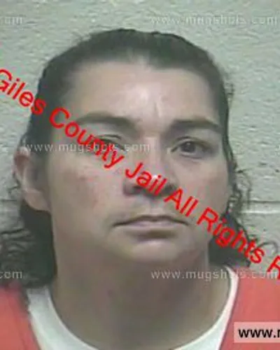 Booking photo of Brandy Carol Eddins, Giles County, Mar 30, 2019