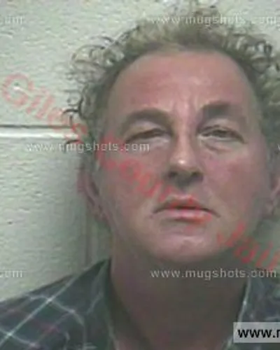 Booking photo of DAVID W WILBURN, Giles County, Sep 9, 2017