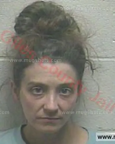 Booking photo of Aleeta Raymond, Giles County, Mar 7, 2018