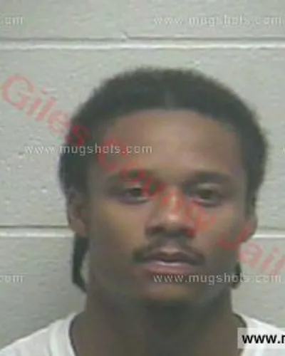 Booking photo of Treadence Lee Howard, Giles County, May 26, 2017