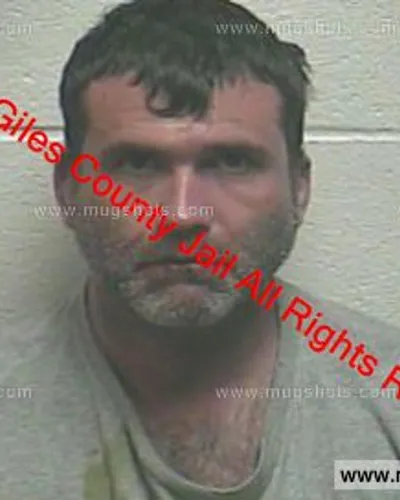 Booking photo of Adam Morris, Giles County, Mar 10, 2020