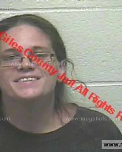 Booking photo of Sarah Elizabeth Hughes, Giles County, Jul 15, 2015