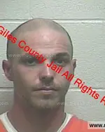 Booking photo of Timothy Dewayne Cline, Giles County, Jan 15, 2020