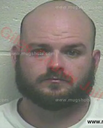 Booking photo of Justin Lane Farris, Giles County, Sep 23, 2015