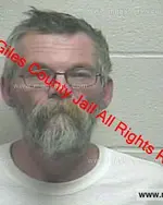 Booking photo of Phillip Stephen Thompson, Giles County, Feb 5, 2019