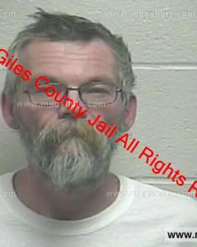 Booking photo of Phillip Thompson, Giles County, Feb 5, 2019