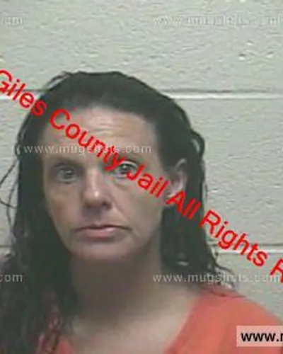 Booking photo of Alicia Clark, Giles County, Apr 11, 2020