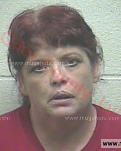 Booking photo of Dena Renay Johns, Giles County, Apr 19, 2018