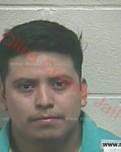 Booking photo of Maximino Bladimir Rodriquez, Giles County, Feb 28, 2018