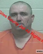 Booking photo of Terry Lynn Darnell, Giles County, Jan 21, 2019