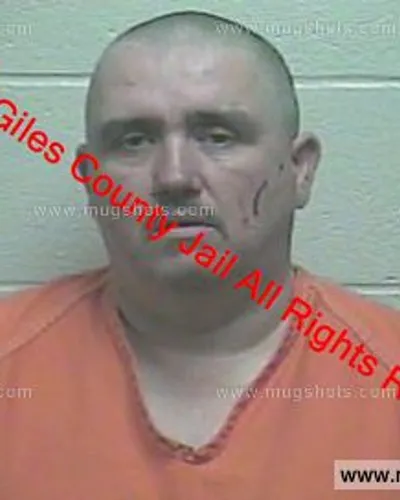 Booking photo of Terry Lynn Darnell, Giles County, Jan 21, 2019