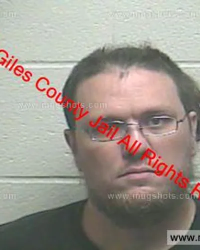 Booking photo of Benjamin Wallace, Giles County, Jan 13, 2020