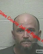 Booking photo of Kenneth Lee Haddock, Giles County, May 16, 2019