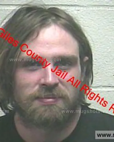 Booking photo of Ryan Christopher Standridge, Giles County, Mar 30, 2019