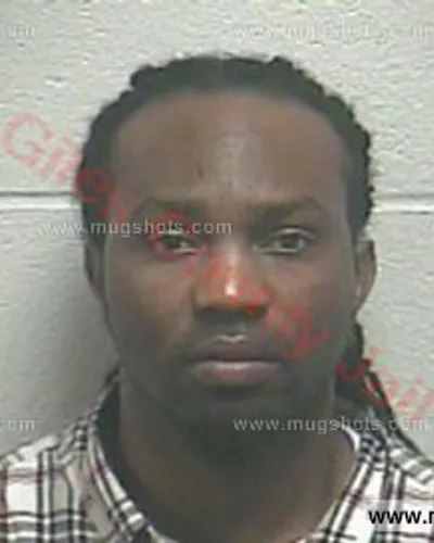 Booking photo of Kendrick Demar Hutton, Giles County, Dec 20, 2017