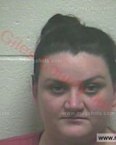 Booking photo of April Lay, Giles County, Mar 3, 2018