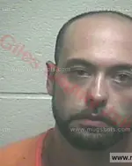 Booking photo of Thomas William Fralix, Giles County, Oct 22, 2016