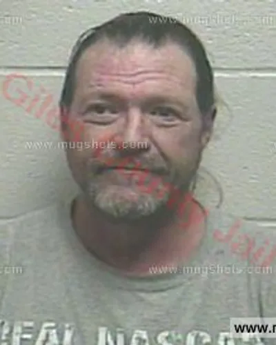 Booking photo of Thomas Allen Melton, Giles County, Feb 12, 2018