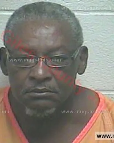 Booking photo of Clarence Eldridge Nelson, Giles County, Oct 7, 2017