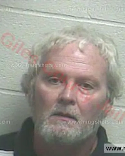 Booking photo of BARRY EUGRNE MOORE, Giles County, Oct 5, 2016