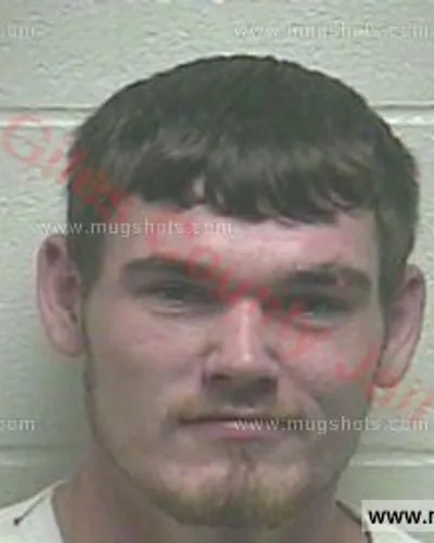 Booking photo of Kacey Lee Nickens, Giles County, Aug 25, 2017