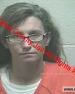 Booking photo of Elizabeth Ann Woodridge, Giles County, Dec 25, 2018