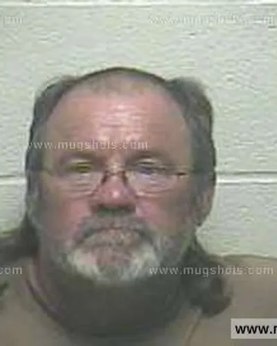 Booking photo of Duane Priske, Giles County, May 7, 2014