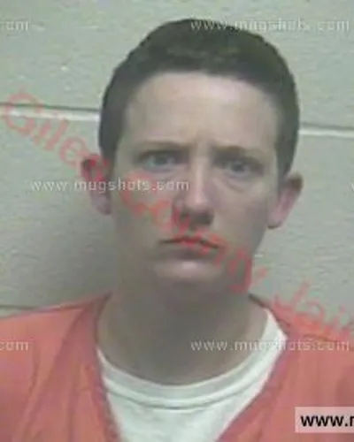 Booking photo of Layla Michelle Gowder, Giles County, Mar 4, 2016