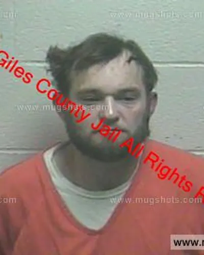 Booking photo of David Borda Simpson, Giles County, Jan 6, 2020