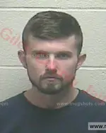 Booking photo of Harry Brandon Russell, Giles County, Jan 25, 2017