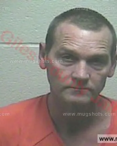 Booking photo of Danny Ray Judkins, Giles County, Apr 21, 2018