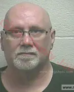 Booking photo of Daryl Gene Hicks, Giles County, Feb 6, 2018