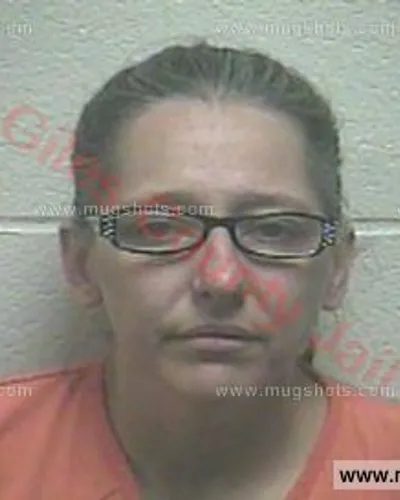 Booking photo of Louanne Marie Armstrong, Giles County, Mar 25, 2017