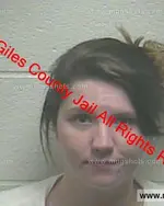 Booking photo of Charlena Dale Borden, Giles County, Jan 6, 2019