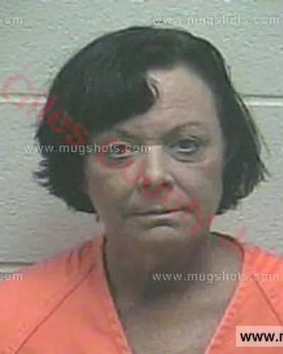 Booking photo of Lori Stalvey, Giles County, Mar 3, 2018