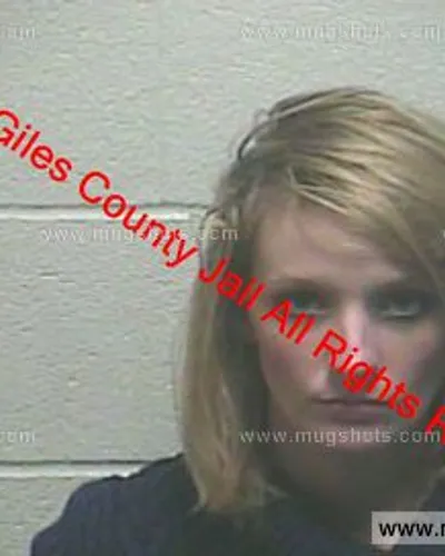 Booking photo of Shandi Justice-Monceaux, Giles County, Jan 24, 2020