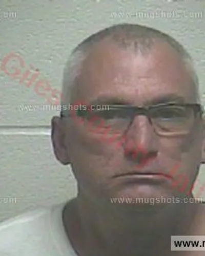 Booking photo of Barry Sharp, Giles County, Apr 9, 2017