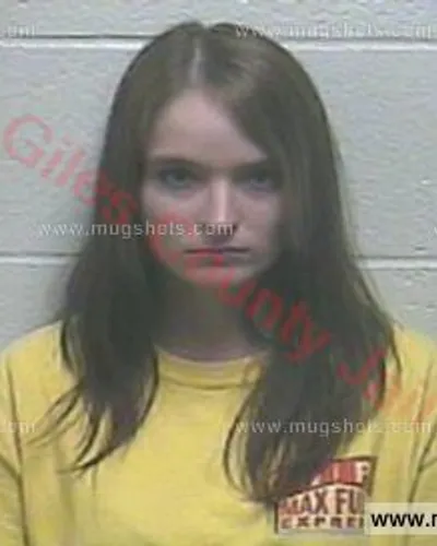 Booking photo of Kayla Mckinney, Giles County, Sep 17, 2017
