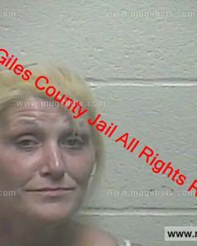 Booking photo of Kimberly Ann Vargas, Giles County, May 26, 2019