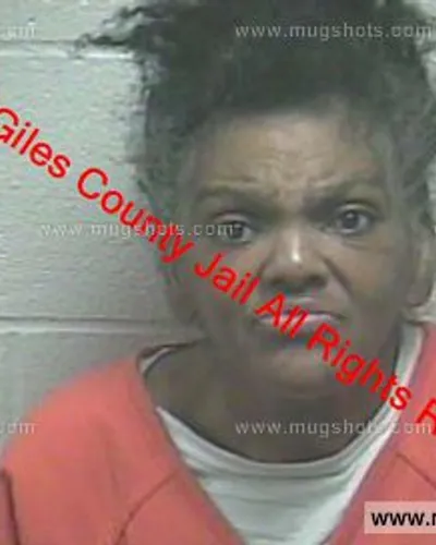 Booking photo of Trina Ann White, Giles County, Jan 11, 2019