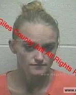 Booking photo of Tilitha Fay Olivares, Giles County, Jan 12, 2019