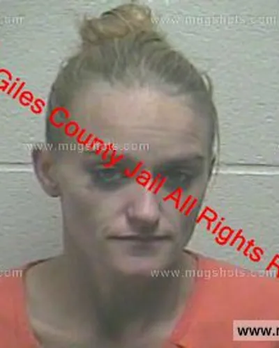 Booking photo of Tilitha Fay Olivares, Giles County, Jan 12, 2019